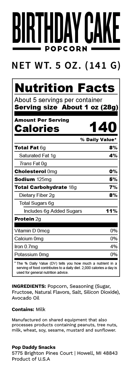 Birthday Cake Flavored Popcorn - Image 3