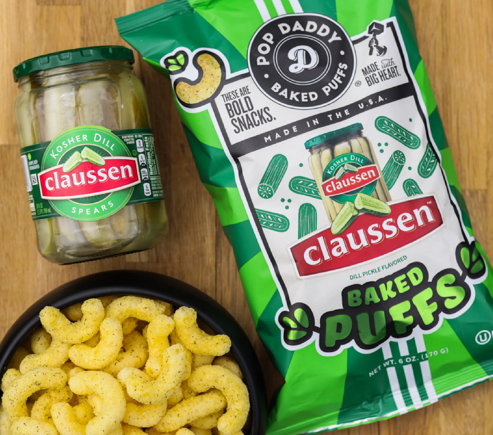 Claussen Dill Pickle Baked Puffs - Image 4
