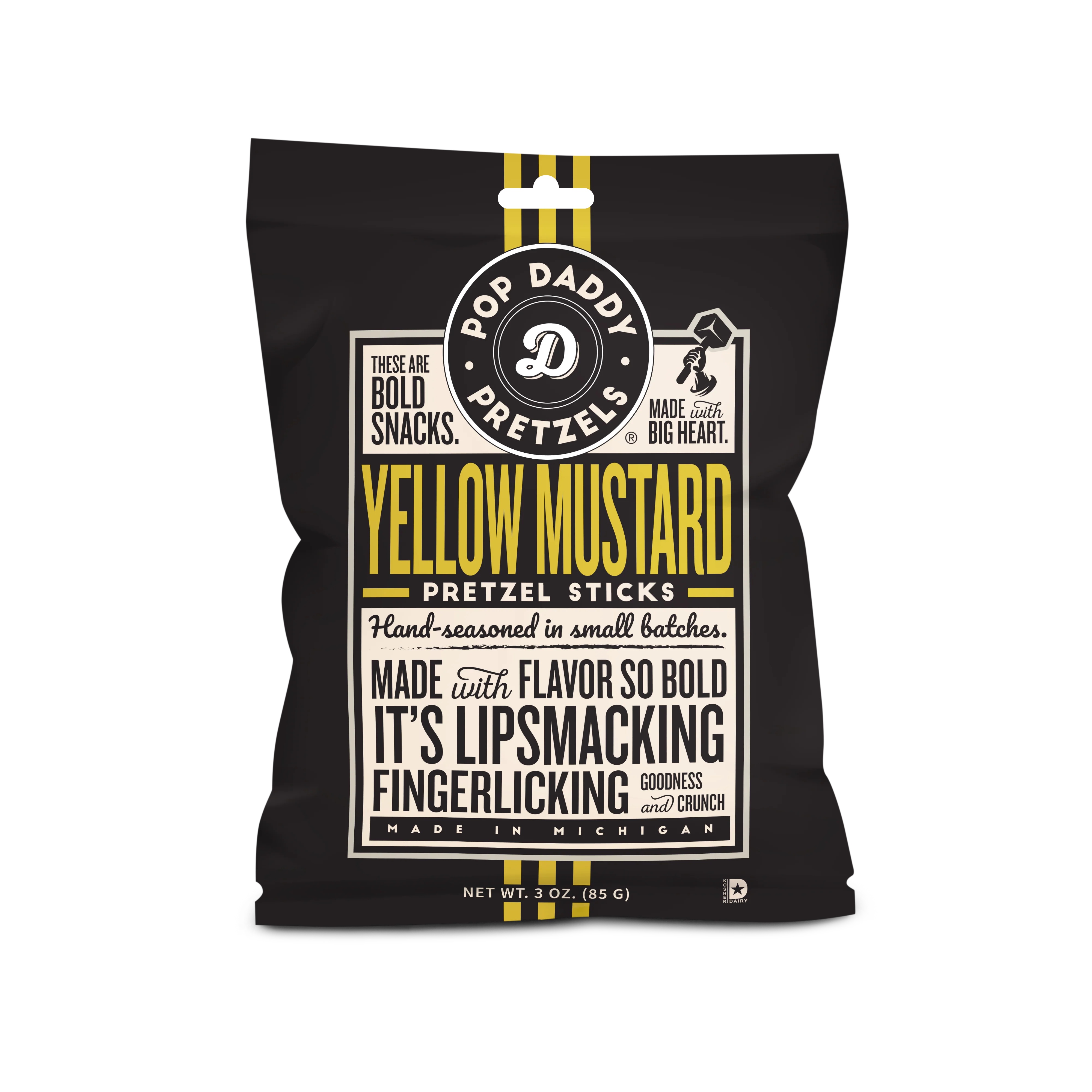 Yellow Mustard Seasoned Pretzels - Image 4
